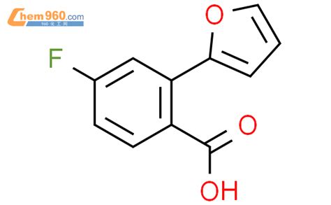 1261960 73 9 4 fluoro 2 furan 2 yl benzoic acidCAS号 1261960 73 9 4