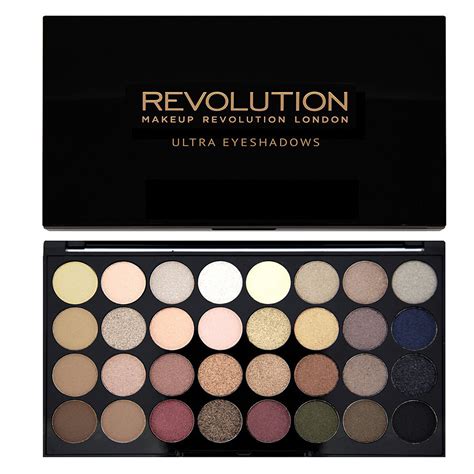 Makeup Revolution Shade Eyeshadow Palette Nude And Natural Flawless