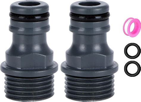 2 Pack Garden Hose Tap Connector12 Inch Male Threaded Tap Connector