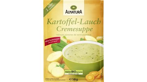 Alnatura Bio Kartoffel Lauch Suppe Online Bestellen M Ller