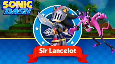 Sonic Dash Sir Lancelot New Character Unlocked All Characters