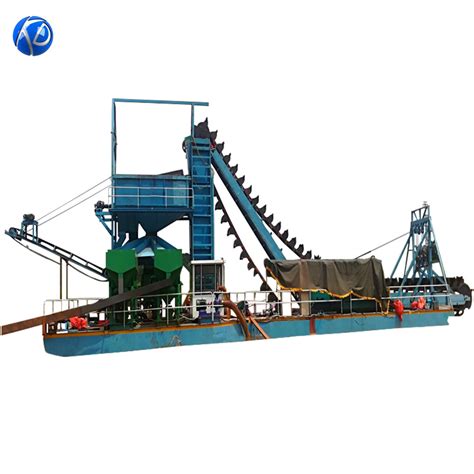 Famous Trademark Bucket Chain Dredger Gold Mining Dredger River Sand