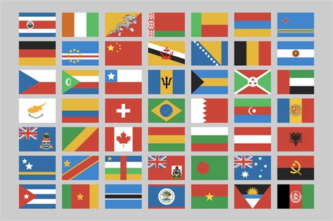 World Flags Icons Creative Market