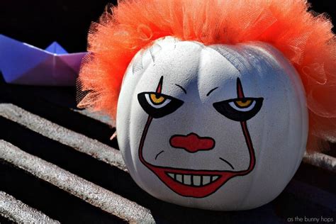 Make A No Carve Pennywise Pumpkin As The Bunny Hops®