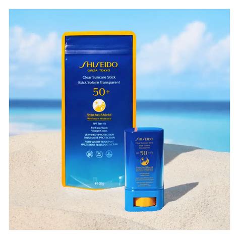 Стик солнцезащитный з прозрачной текстурой Shiseido SPF 50 Clear ...