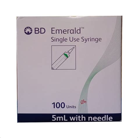 Stainless Steel Bd Emerald Syringe With Needle 5 Ml At Best Price In