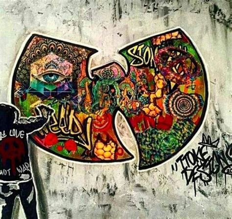 Pin By Kimberly P Reese On Hip Hop Wu Tang Tattoo Graffiti Wall Art