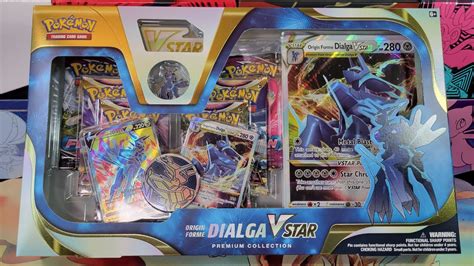 Pokemon Origin Form Dialga Vstar Premium Collection Box Youtube