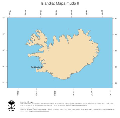 Mapa Islandia Mapas Colección Continente Europa Record Islandia