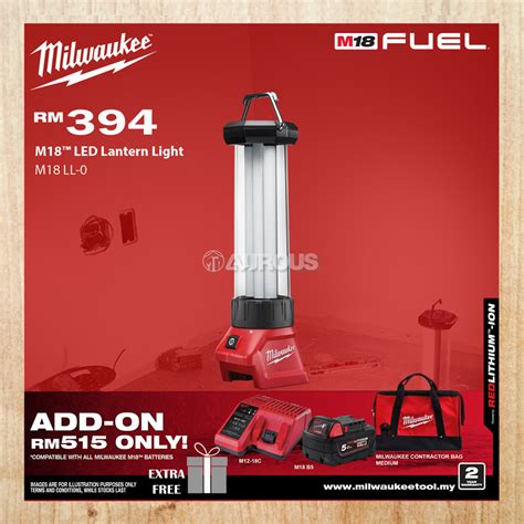 milwaukee  led   lantern light  lumen  ll   ll