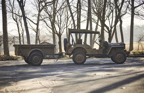 1943 Willys Jeep With Trailer