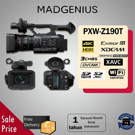 Jual Sony Pxw Z190t Pxw Z190 4k 3 Cmos 13 Sensor Xdcam Camcorder