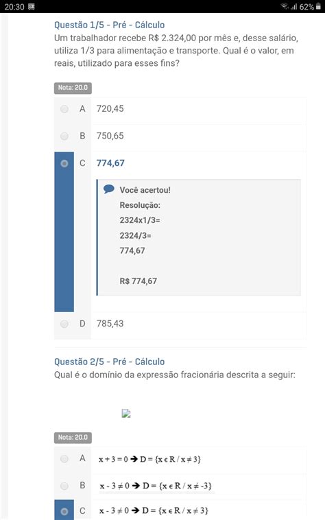 apol 1 precalculo Desenho Técnico Uninter