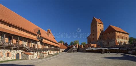 Trakai. Trakai Island Castle Stock Photo - Image of brick, baltic ...