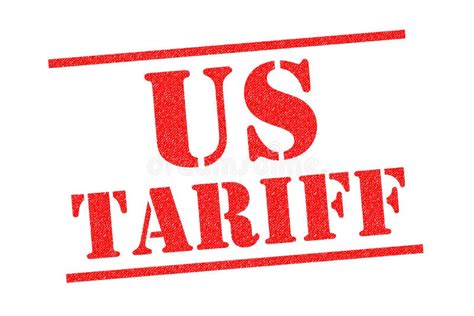 Us Tariff Rubber Stamp Stock Illustration Illustration Of Business