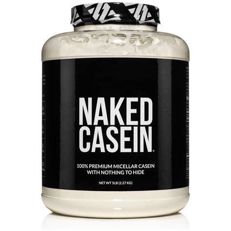 Naked CASEIN 5LB 100 Micellar Casein Protein Powder From Small Dairy Farms Bulk GMO Free