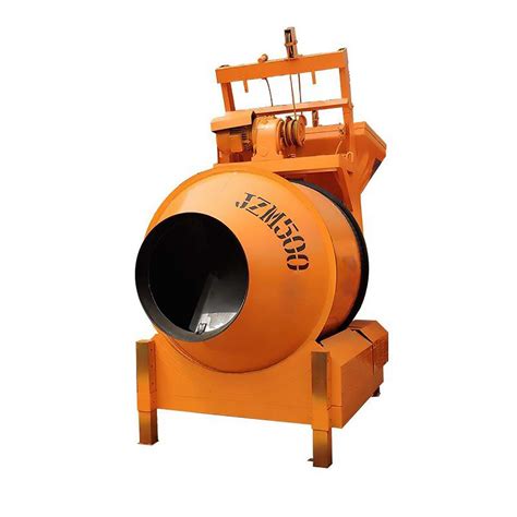 Reversing Drum Self Loading Concrete Mixer 500 Litre Rubber Wheels