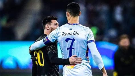 Watch Cristiano Ronaldo Greets Lionel Messi Neymar Kylian Mbappe Ahead Of Saudi Arabia Friendly