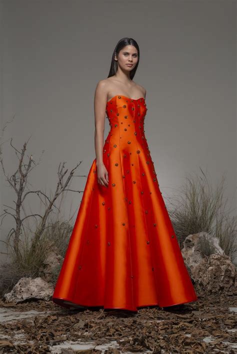 Pin By Storm On Orange Formal Dresses Beautiful Prom Dresses Fashion