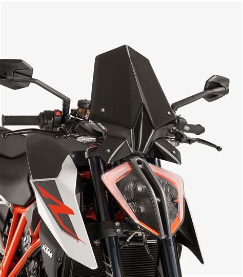 KTM 1290 Superduke R Puig Naked New Generation Touring Black Windshield