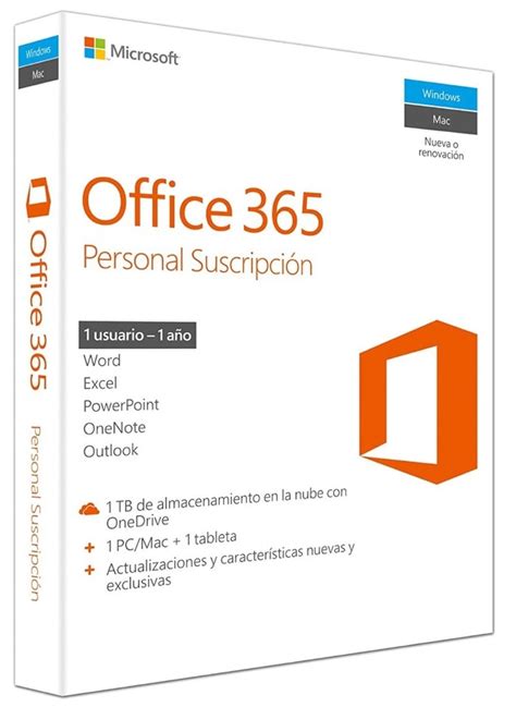 ¡oferta Microsoft Office 365 Personal 1 Año De Suscripción Con