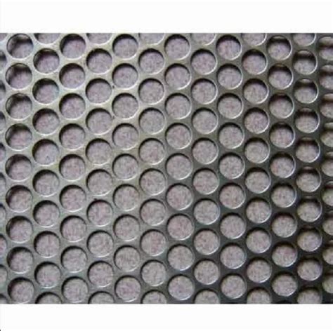 Hot Rolled Round GI Perforated Sheet Size 4 X 8 Feet At Rs 120 Square