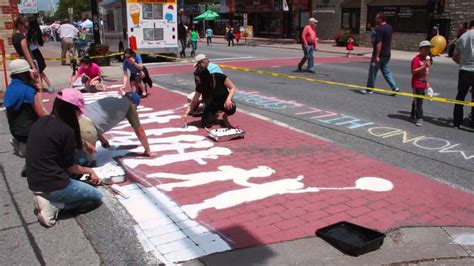 Place Making Initiative Crosswalk Painting Pedestrian Crossing