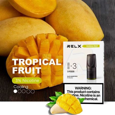 Pod Head Relx Zero Classic Pod Tropical Fruit Ml