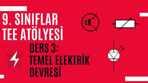 Siniflar Temel Elektr K Elektron K At Lyes Ders Temel Elektr K