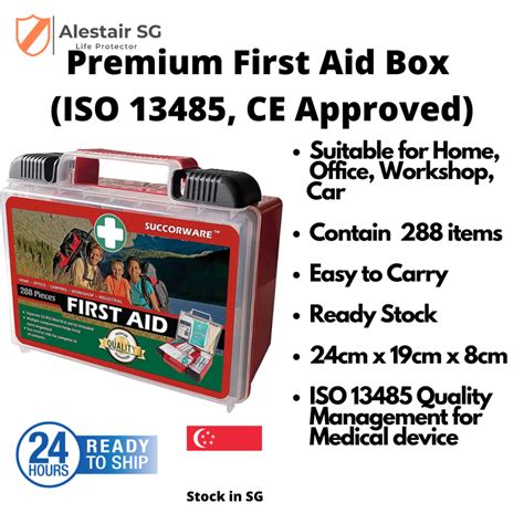 Iso Certified Premium First Aid Box Office Home Outdoor