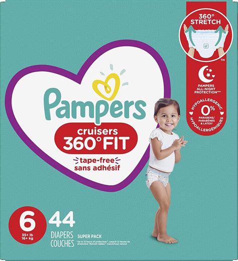 Pampers Pampers Cruisers 360˚ Fit Diapers Size 6 44 Count