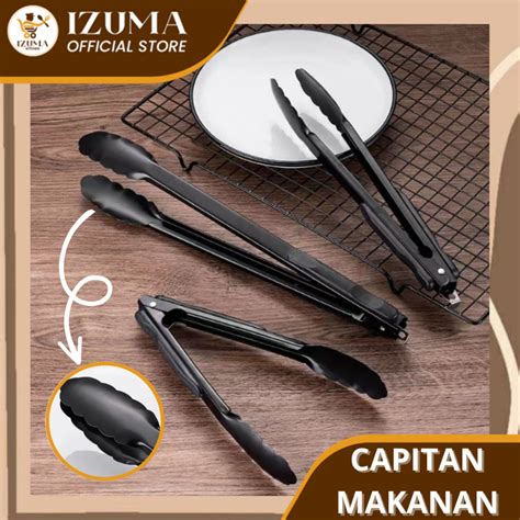 Jual Izuma Capitan Makanan Roti Alat Penjepit Makanan Penjepit Kue