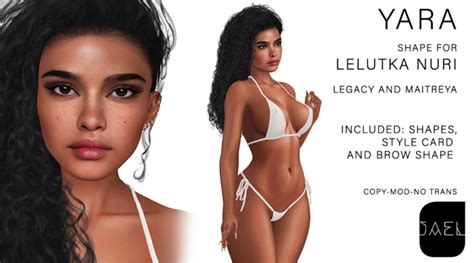 Second Life Marketplace Yara Shape For Lelutka Evo Nuri