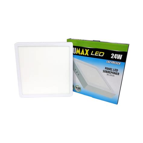 Panel LED 24W Sobreponer Luz Fresca 30X30Cm ILUMAX