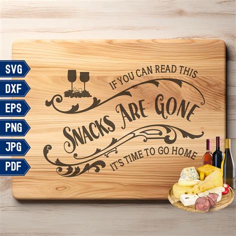 Charcuterie Board Svg File Snacks Tray Funny Sarcastic Etsy