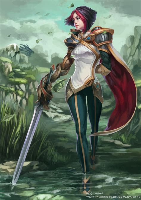 Fiora Fanart Lol By Nightwalker0510 On Deviantart