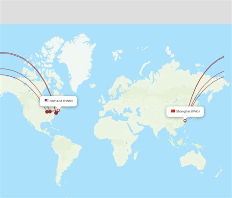 All Flight Routes From Portland To Shanghai Pwm To Pvg Flight Routes