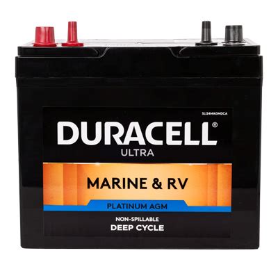 SLI24MAGMDC Duracell Ultra BCI Group 24M 12V 80AH 530CCA AGM Deep Cycle