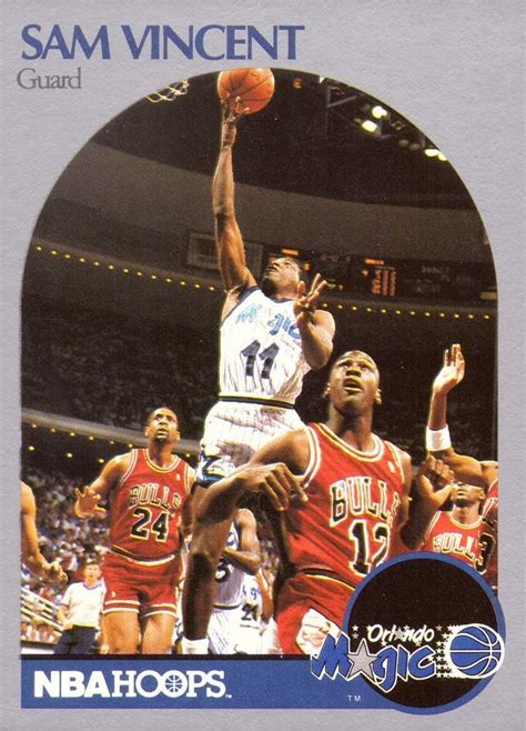 1990 91 Nba Hoops 223 Sam Vincent Basketball Card Only