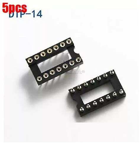 Pcs Pin Sip Gold Plated Machined Socket Adaptor Solder Type Dip