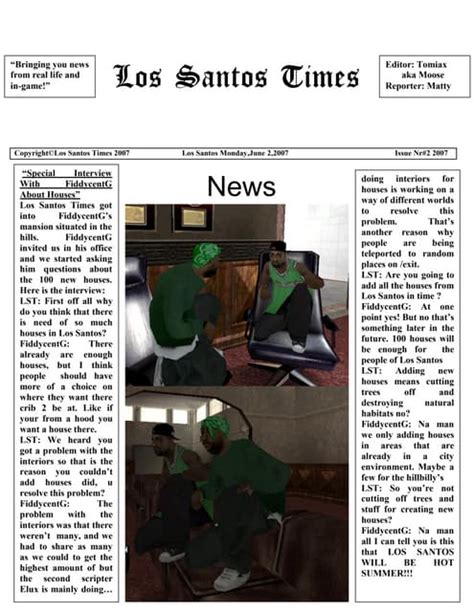 Los Santos Times Issue 3 Pdf