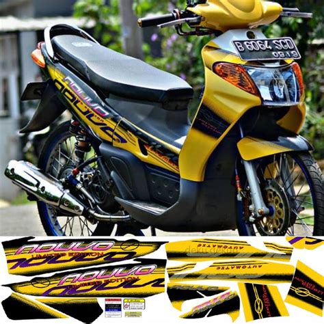 Jual Striping Sticker Lis Nouvo Lele Thailand Kuning Di Lapak Holic