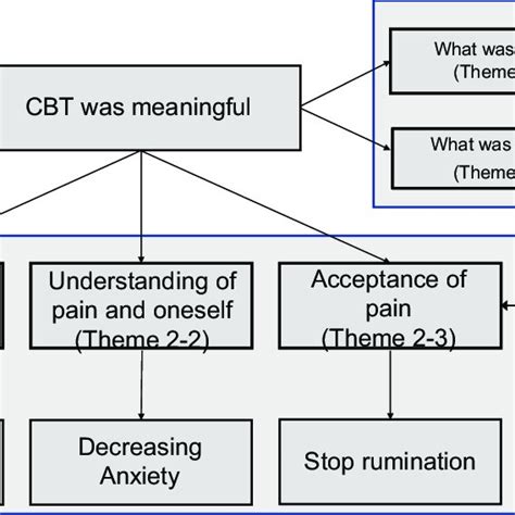 Summary Of Themes Subthemes And Their Inter Relationships Cbt