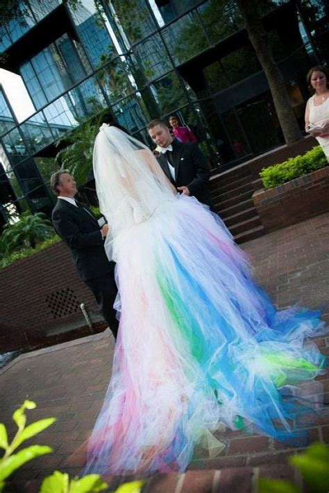 Wedding Theme - Rainbow Wedding Dress #2569176 - Weddbook