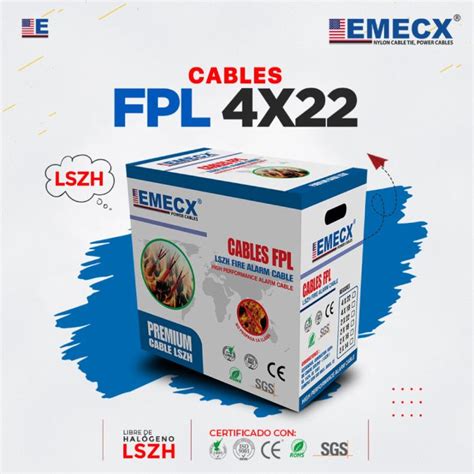 CABLE FPL 4x22AWG LSZH EMECX Grupo Yllaconza