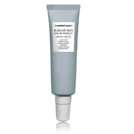 Comfort Zone Sublime Skin Color Perfect SPF50 kremas brandžiai odai