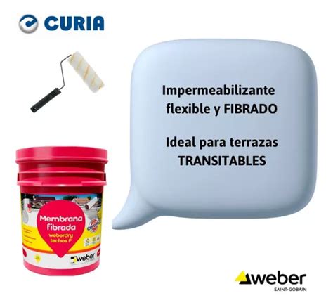 Membrana Fibrada Techos F Weberdry Weber 20 Kgs En Venta En Avellaneda