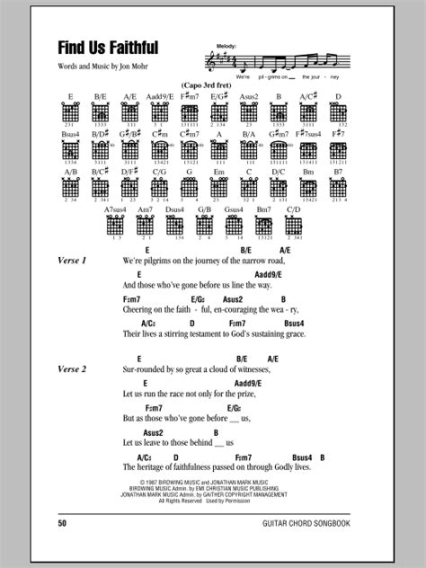 Find Us Faithful by Steve Green - Guitar Chords/Lyrics - Guitar Instructor