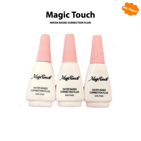 Magic Touch Correction Fluid 15ml Mr Paper Shopee Philippines