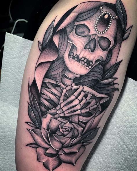 Top Santa Muerte Tattoo Ideas Inspiration Guide